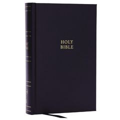 NKJV, Single-Column, Verse-By-Verse Reference Bible (#6792 - Hardcover)