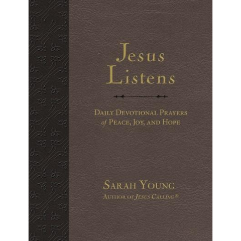 Jesus Listens: Daily Devotional Prayers of Peace, Joy and Hope (Large Print)